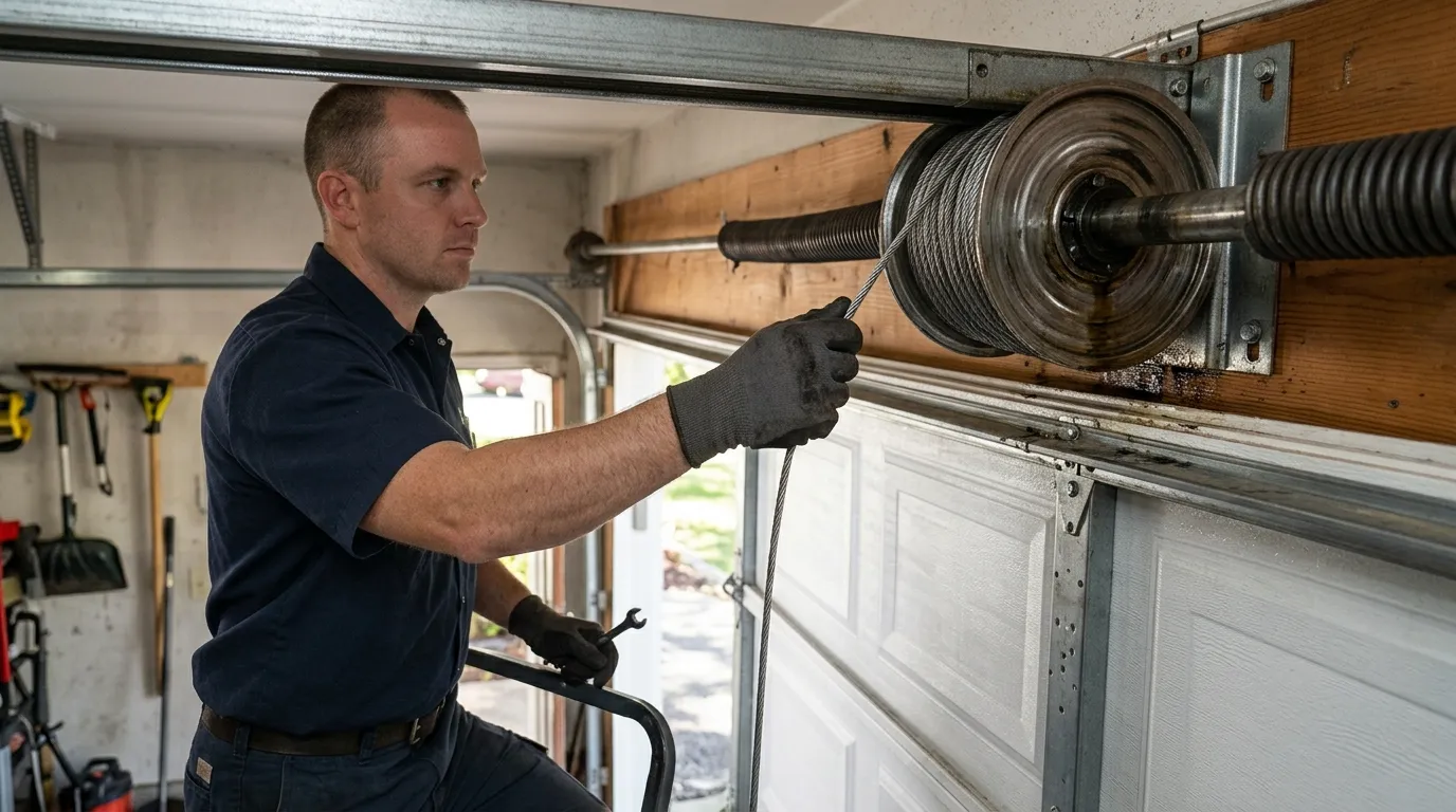 Garage door service call in Boca Raton, FL